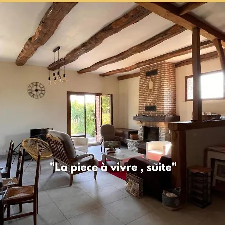 Semesterbostad Havre De Paix Normand Grange Spacieuse & Vue Campagne & Cheminee *