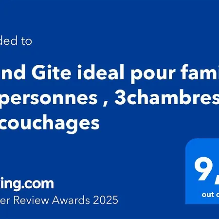 Semesterbostad Havre De Paix Normand Grange Spacieuse & Vue Campagne & Cheminee Criquiers